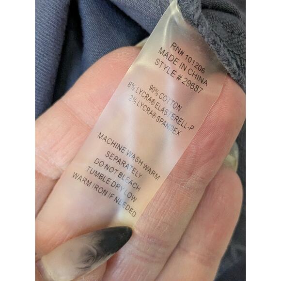 Soft Surroundings Gray Metro Pull On Ankle Pants Size Medium $80 New 29687 - Picture 7 of 7